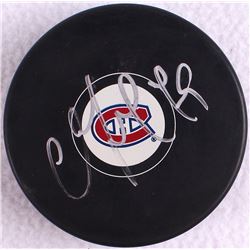 Andrei Markov Signed Canadiens Logo Hockey Puck (PSA COA)