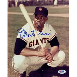 Monte Irvin Signed Giants 8x10 Photo (PSA COA)