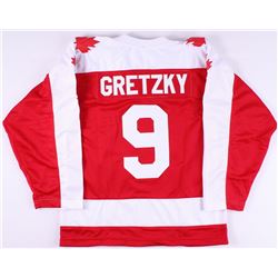 Wayne Gretzky Nationals On-Ice Style Custom Stitched Jersey (Youth XL)