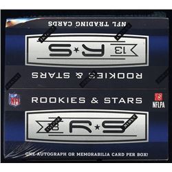 2013 Panini Rookies & Stars Football Factory Sealed Box with (24) Packs