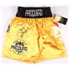 Image 1 : Manny Pacquiao Signed Boxing Trunks Inscribed "Pacman" (Pacquiao COA)