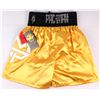 Image 3 : Manny Pacquiao Signed Boxing Trunks Inscribed "Pacman" (Pacquiao COA)