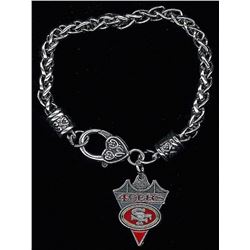 San Fransisco 49ers Pendant Charm Bracelet