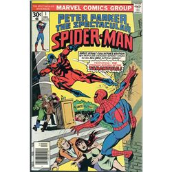 Vintage 1976 "Peter Parker, The Spectacular Spider-Man" Issue #1 Marvel Comic Book