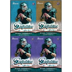 Lot of (4) Ryan Tannehill 2012 Bowman RC