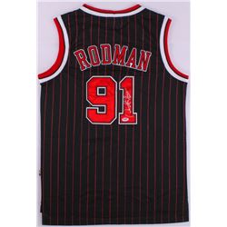 Dennis Rodman Signed Bulls Jersey (PSA COA)