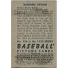 Image 2 : Warren Spahn 1952 Bowman #156