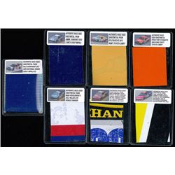 Lot of (7) NASCAR Race-Used Sheet Metal with Carl Edwards, Brad Keselowski, Kyle Busch, Jeff Gordon,