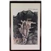 Image 5 : Chinese WC Landscape Painting w/ Frame Hou Deqin