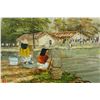 Image 3 : Taiwan Oil Painting on Canvas on Wood Stretcher
