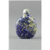 Image 2 : Chinese Lapis Lazuli Snuff Bottle Carved Horse