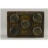 Image 4 : Set of Five Shoushan Stone Seals w Holder Republic