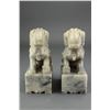 Image 1 : Pair of Chinese Hardstone Carved Fu Dog