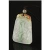 Image 1 : Chinese Green Jadeite Carved Pendant