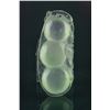 Image 1 : Chinese Icy Green Jadeite Bean Pendant
