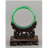 Image 1 : Chinese Emerald Green Jadeite Bangle