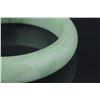Image 5 : Chinese Green Jadeite Carved Bangle