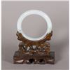 Image 2 : Chinese Green & White Natural Jadeite Bangle