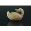 Image 1 : Chinese White Jade Carved Duck