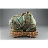 Image 1 : Monumental Chinese Hetian Jade Elephant Boulder