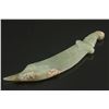Image 1 : Fine Chinese Celadon Jade Carved Knife