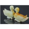 Image 2 : Chinese White Jade Carved Ducks