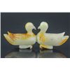Image 3 : Chinese White Jade Carved Ducks