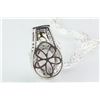 Image 3 : Silver Created Opal & Crystal Pendant CRV $550