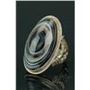 Image 1 : Chinese Agate Silver Ring