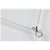 Image 1 : 14K White Gold Diamond Pendant Necklace CRV$809