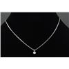 Image 2 : 14K White Gold Diamond Pendant Necklace CRV$809
