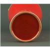 Image 3 : Slender Chinese Coral Meiping Vase Signed Ma Ding