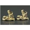 Image 4 : Japanese 5 Pieces of Erotic Bone Carved Netsuke