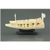 Image 1 : Chinese Ivory Carved Boat with Stand