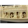Image 2 : Chinese Ivory Carved Boat with Stand
