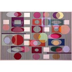 Yaacov Agam (b. 1928) Israeli, DOUBLE METAMORPHOSIS Series, color screenprint, signed in pencil...