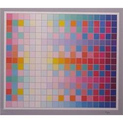 Yaacov Agam (b. 1928) Israeli, NEW LANDSCAPE, color screenprint, signed in pencil, from the num...