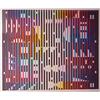 Image 1 : Yaacov Agam (b. 1928) Israeli, NIGHT RAINBOW (Gold), color screenprint, signed in pencil, from...