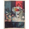 Image 1 : Sunol Alvar (b. 1935) Spanish, BLUE STILL LIFE, color lithograph, signed in pencil, from the nu...