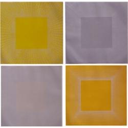 Richard Anuszkiewicz (b. 1930) American, THE FOUR SEASONS series, 1979, four color etchings, ea...