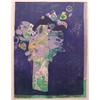 Image 1 : Roger Bezombes (b. 1913) French, YELLOW ROSE, color lithograph, signed in pencil, from the numb...