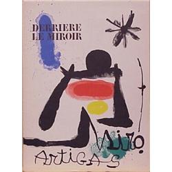 Derriere Le Miroir, MIRO, No. 139-140 Juin-Juillet, 1963, with color lithograph cover, gatefold...