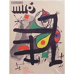 Book: Joan Miro, INDELIBLE MIRO, 1972, Taillandier, Tudor Publishing Company, includes 2 origin...