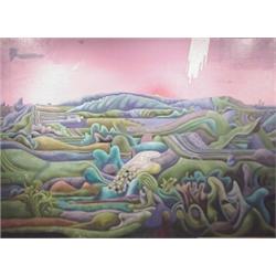 Vladimir Bovkun (20th Century) Russian, THE FORECAST, 1989, oil painting on canvas, 57 x 71", s...