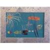 Image 1 : Robin Bush (b. 1948) American, WUIMIRI, oil painting on canvas, 20 x 30", signed on the verso,...