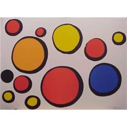 Alexander Calder (1898-1976) American, BULLES D'AIR, color lithograph, signed in pencil, from t...
