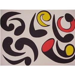 Alexander Calder (1898-1976) American, LE TARDS, color lithograph, signed in pencil, from the n...
