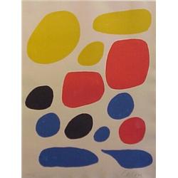 Alexander Calder (1898-1976) American, UNTITLED (Flight), color lithograph, signed in pencil, f...