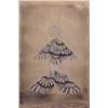 Image 1 : Linda Cares (b. 1951) American, BLUE SANDROSE, color pencil on paper, 29 1/2 x 20", signed lowe...