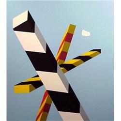 Allan D'Arcangelo (1930-1998) American, RESONANCE, 1978, color screenprint, signed in pencil, f...